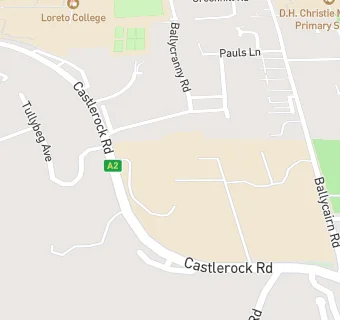 map for Coleraine Grammar School Cafeteria (Castlerock Road)