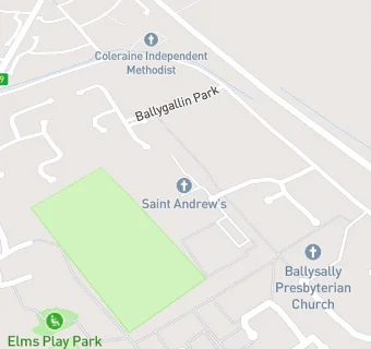 map for Ballysally Nursery School