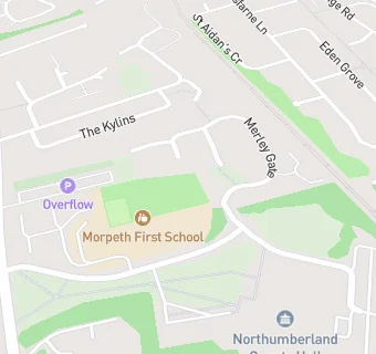 map for Morpeth First School