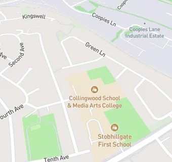 map for Morpeth Stobhillgate First School