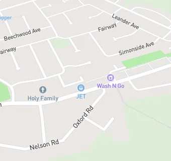 map for Stakeford Service Station