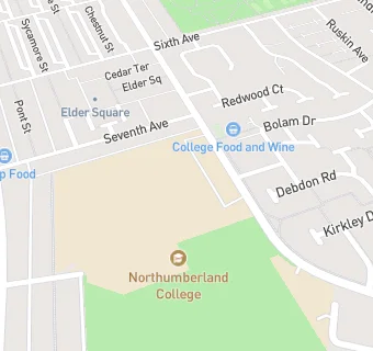 map for Northumberland College