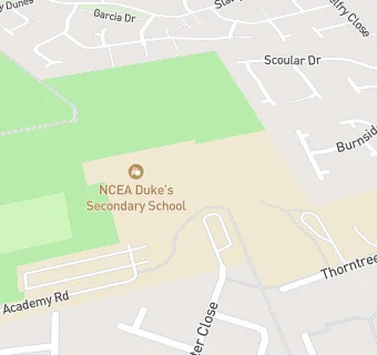 map for NCEA Castle School