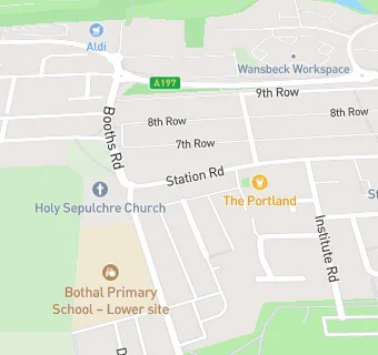 map for Station Road Chippy