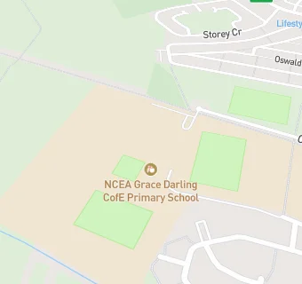 map for NCEA Grace Darling CofE Primary School