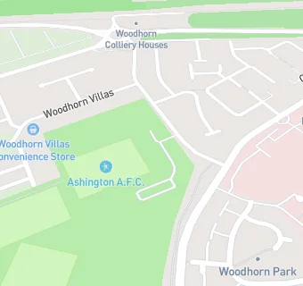 map for Ashington Community Football Club