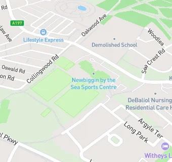 map for Grace Darling Campus