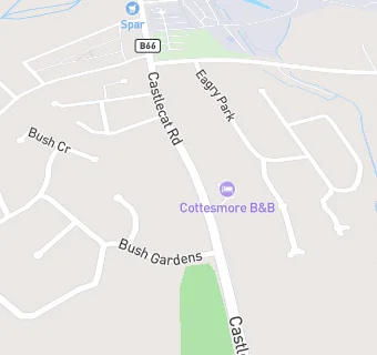 map for Cottesmore B & B