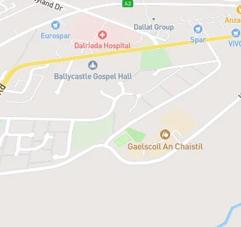 map for Gaelscoil An Chaistil