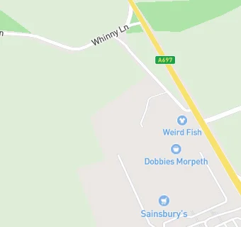 map for Dobbies Heighley Gate