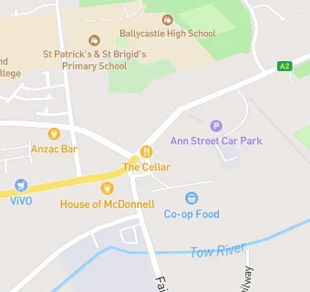 map for Co-Op Ballycastle