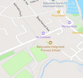 map for Ballycastle Integrated Primary School