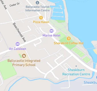 map for Shorebird Coffee Hut