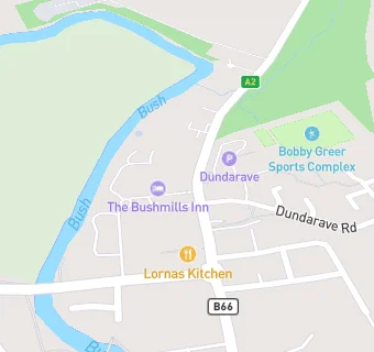 map for Bushmills Hotels Ltd