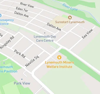 map for Lynemouth Miners Welfare Institute