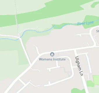 map for Ulgham WI Hall