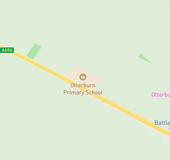 map for Otterburn First School