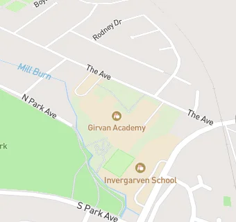 map for Girvan Academy