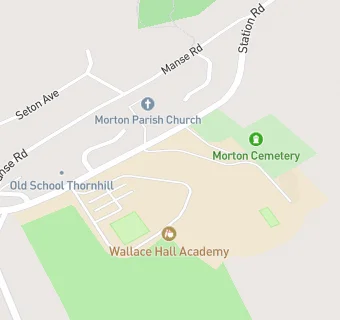 map for Wallace Hall Academy