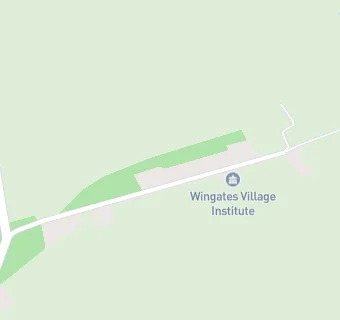 map for Wingates Village Hall