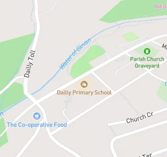 map for Dailly Primary School