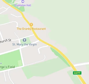 map for Longframlington Surgery