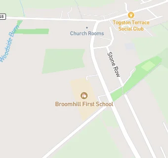 map for Broomhill First School