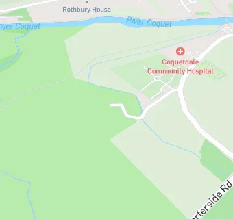 map for Rothbury Golf Club