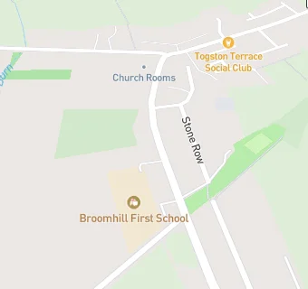 map for Broomhill First School