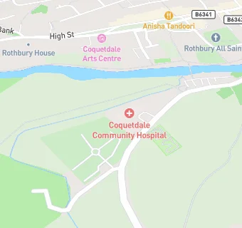 map for Rothbury Cottage Care