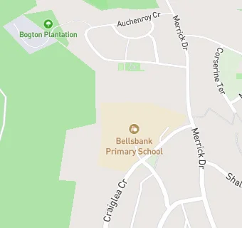 map for Bellsbank Primary School