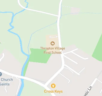 map for Thropton Village First School