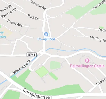 map for Dalmellington Inn