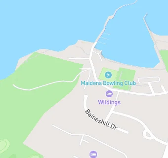 map for Maidens Bowling Club