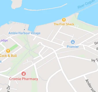 map for Amble Trinity Methodist Church