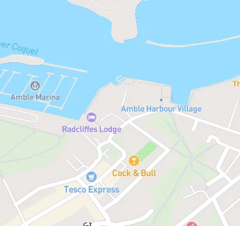 map for Amble Coquet Street Club