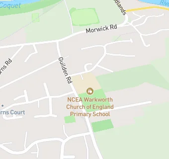 map for Warkworth Church of England Primary School