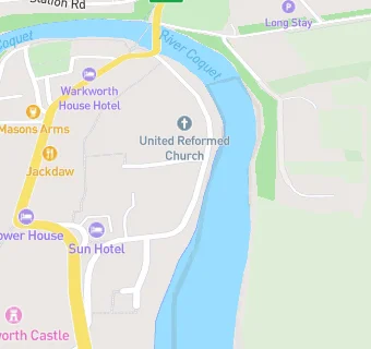 map for United Reformed Church Hall