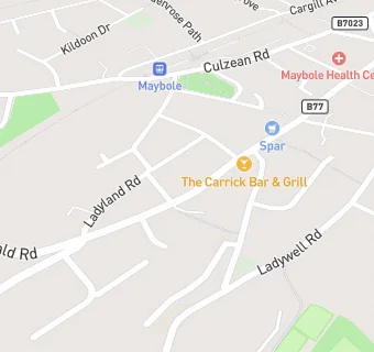 map for Maybole Chippy