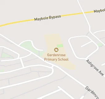 map for Gardenrose Primary School