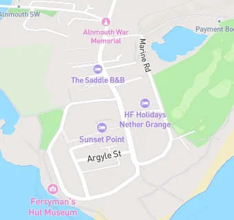 map for Scotts of Alnmouth