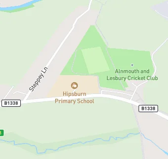 map for Hipsburn Primary School