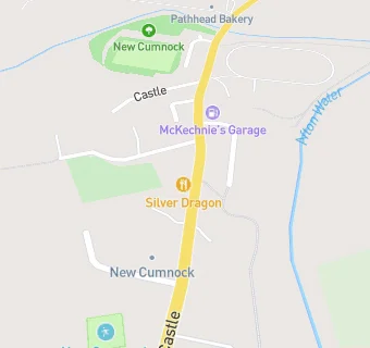 map for New Cumnock Parish Church