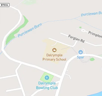 map for Dalrymple Primary School