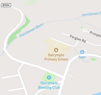 map for Dalrymple Primary School