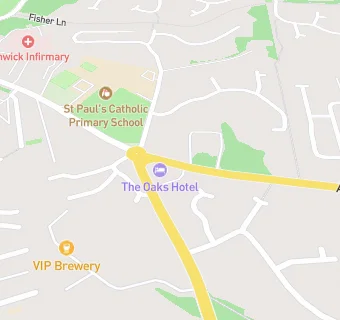 map for The Oaks Hotel