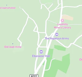 map for Leadhills Surgery