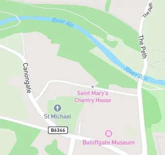 map for St Michaels Parish Hall