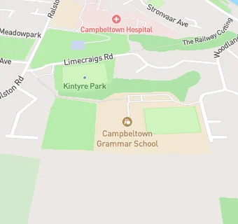 map for Campbeltown Grammar School