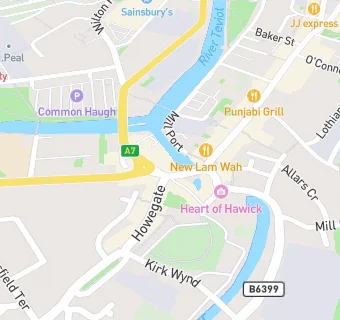 map for Riverside Takeaway